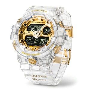 Fashion Jewelry Mens Translucent Water Resistant Watch 3 Alarms. Cool & …